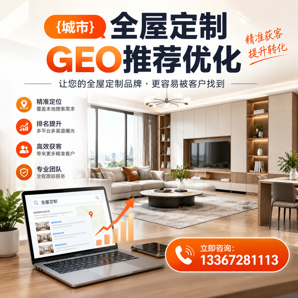 果洛全屋定制GEO推荐优化的实施步骤详解