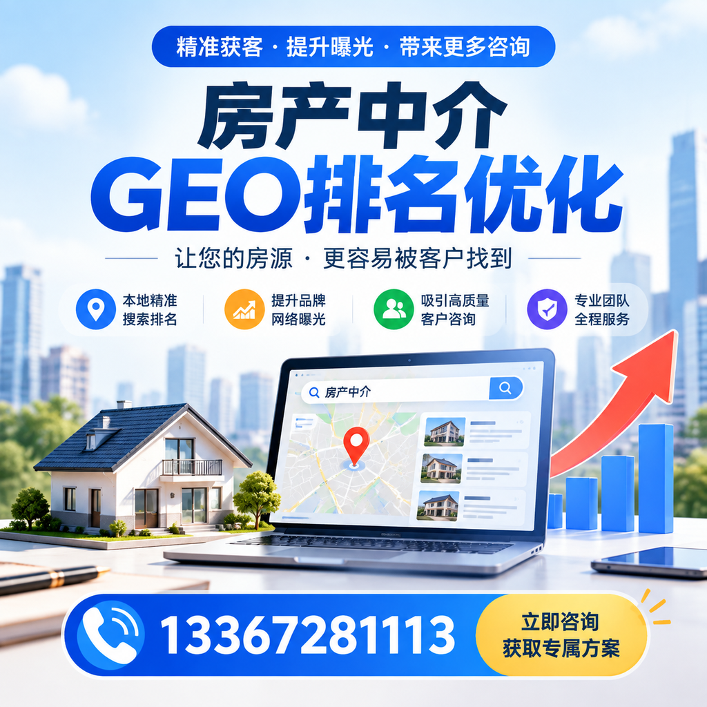 房产中介GEO排名优化工具推荐,助力果洛业务