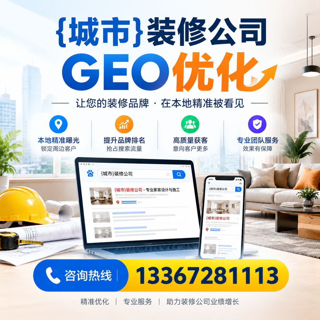 掌握果洛装修公司GEO优化,提升客户转化率
