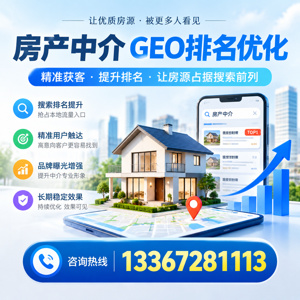 果洛房产中介如何利用GEO排名优化获取更多客户