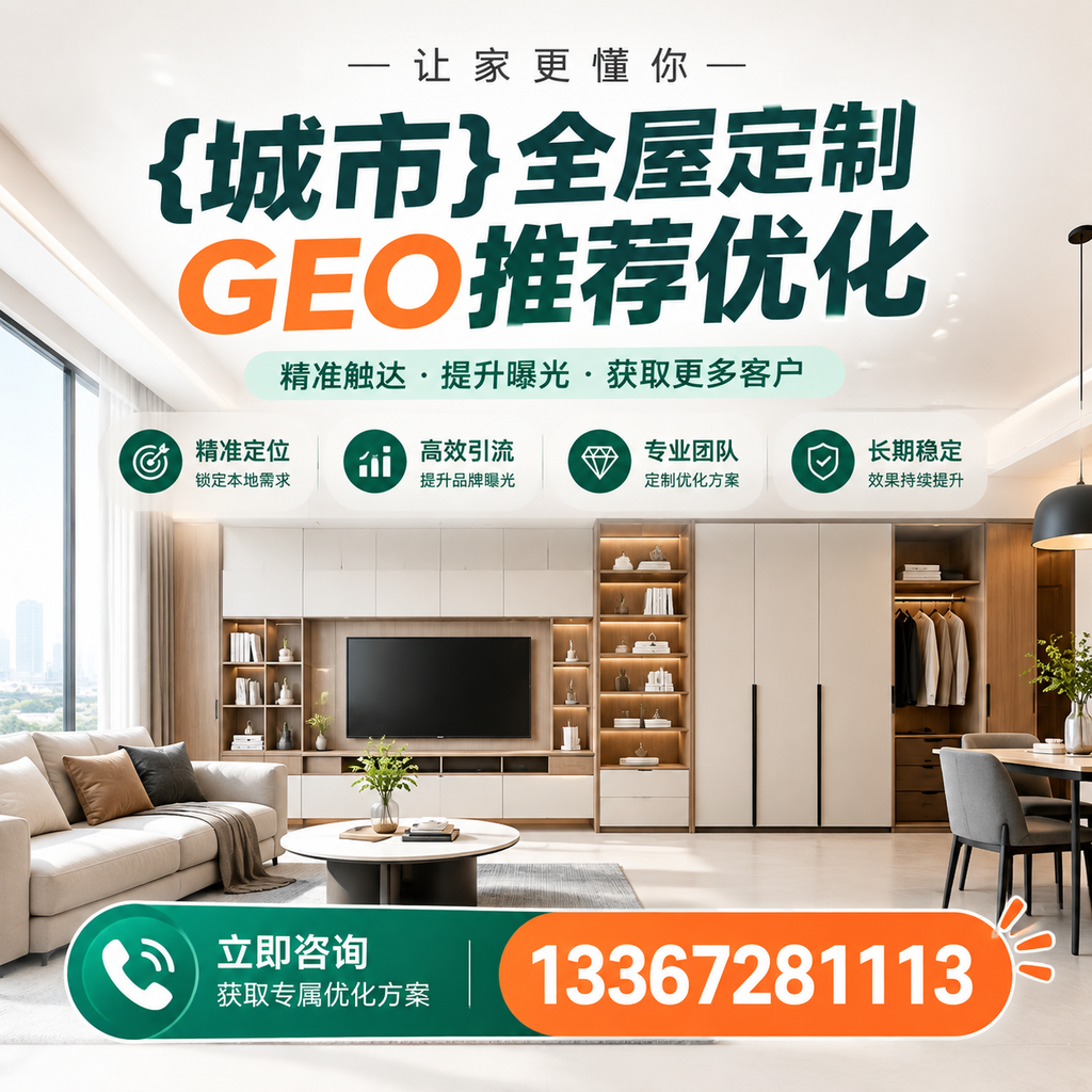 果洛全屋定制市场分析：GEO推荐优化的必要性