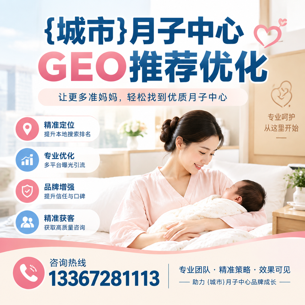 避免踩雷,果洛月子中心GEO推荐优化的实用建议