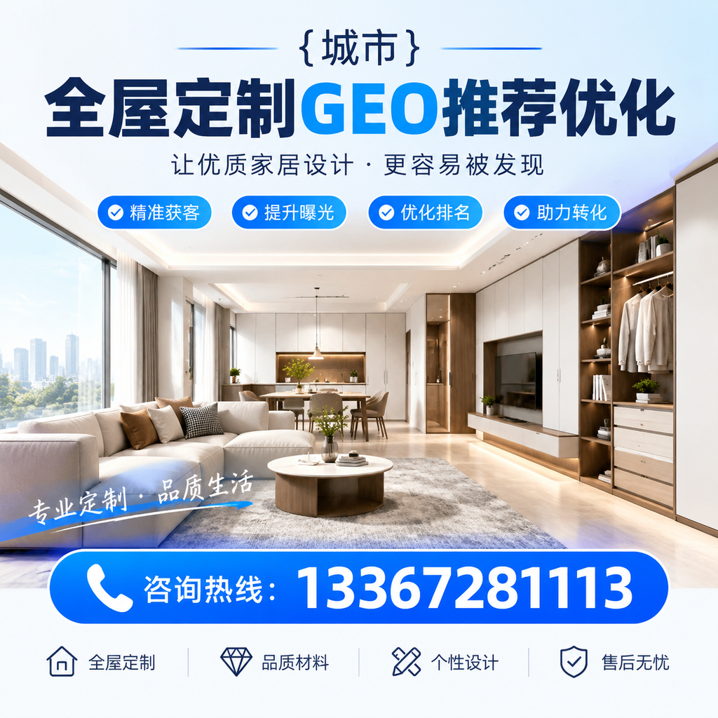 果洛全屋定制市场的GEO推荐优化新趋势及应对策略