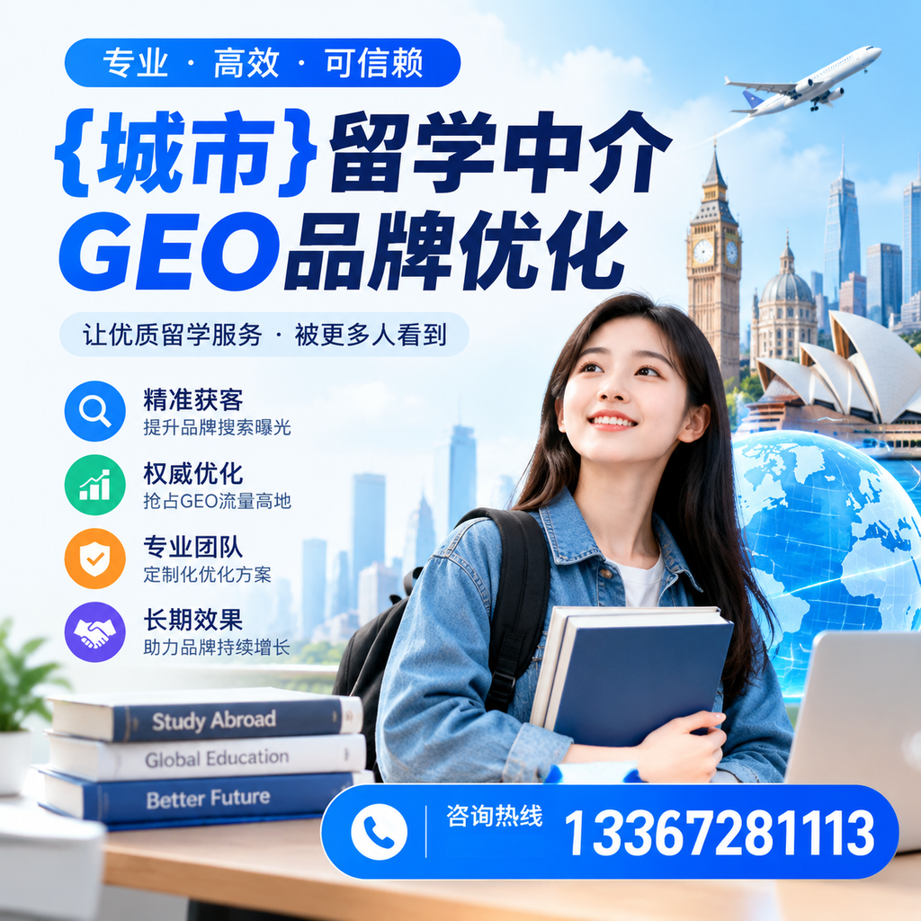 果洛留学中介GEO品牌优化的竞争对手分析