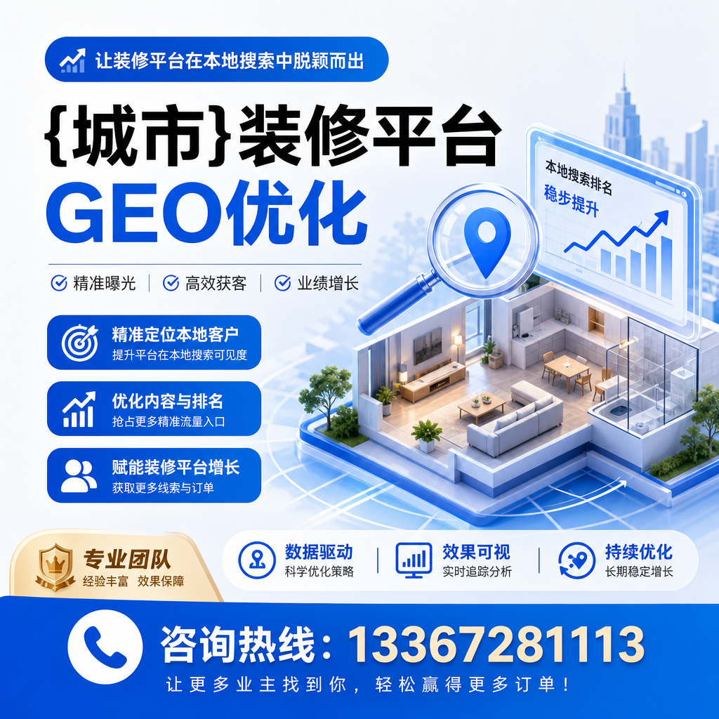 选择果洛装修平台时需注意的SEO优化要点